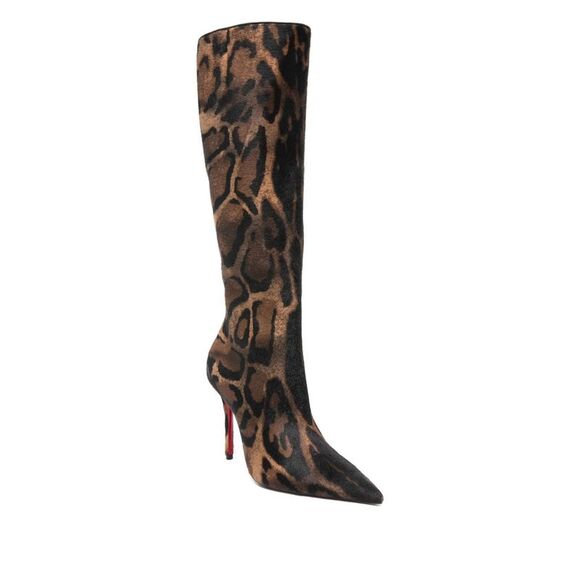 Christian Louboutin Women Miss Z Leather Boots - Picture 4 of 4